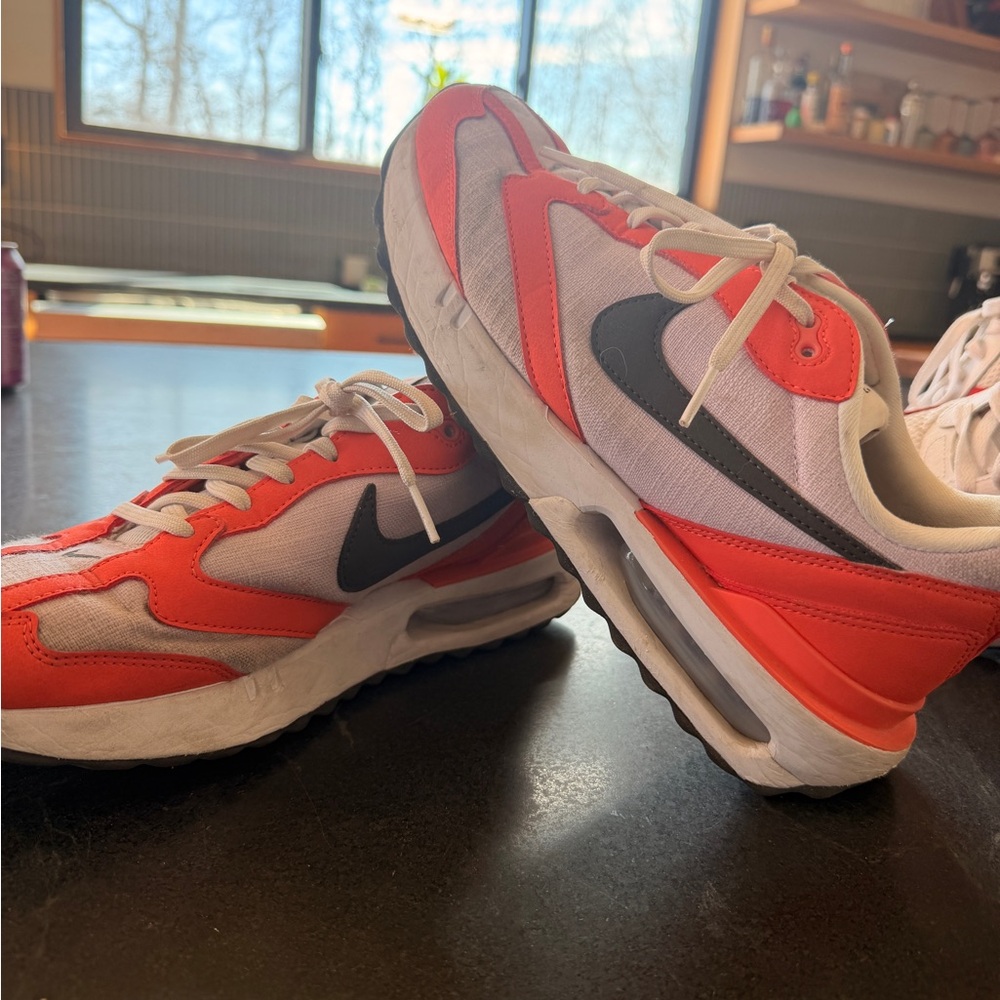 Nike purple & Bright Orange Retro Running Sneakers